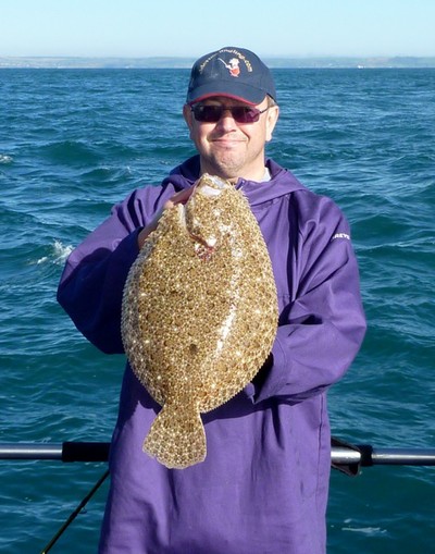 Clive was on fire in Weymouth (not literally, sadly), catching turbot and brill like this one, while the rest of us could only look on and marvel