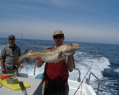 Philip shows off a nice double-figure cod