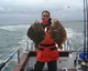 Clive with turbot and brill